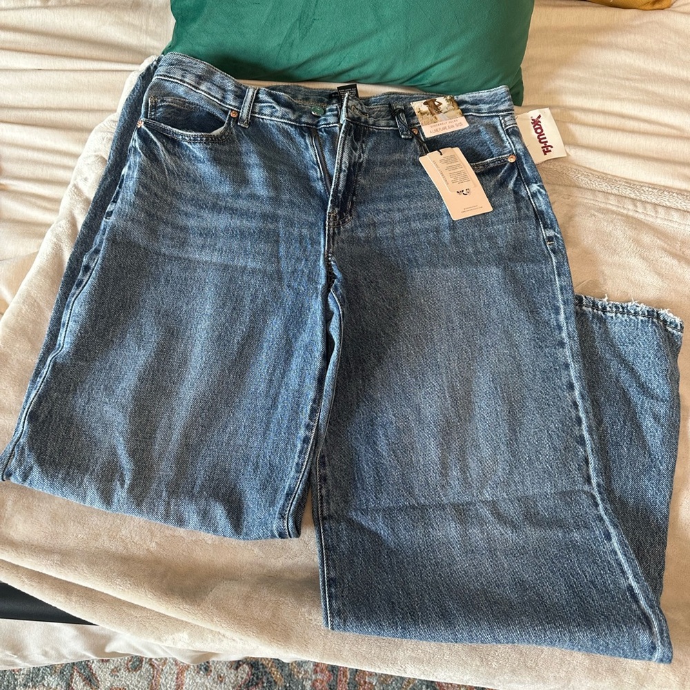 Sincerely Jules Blue Wide Leg Jeans